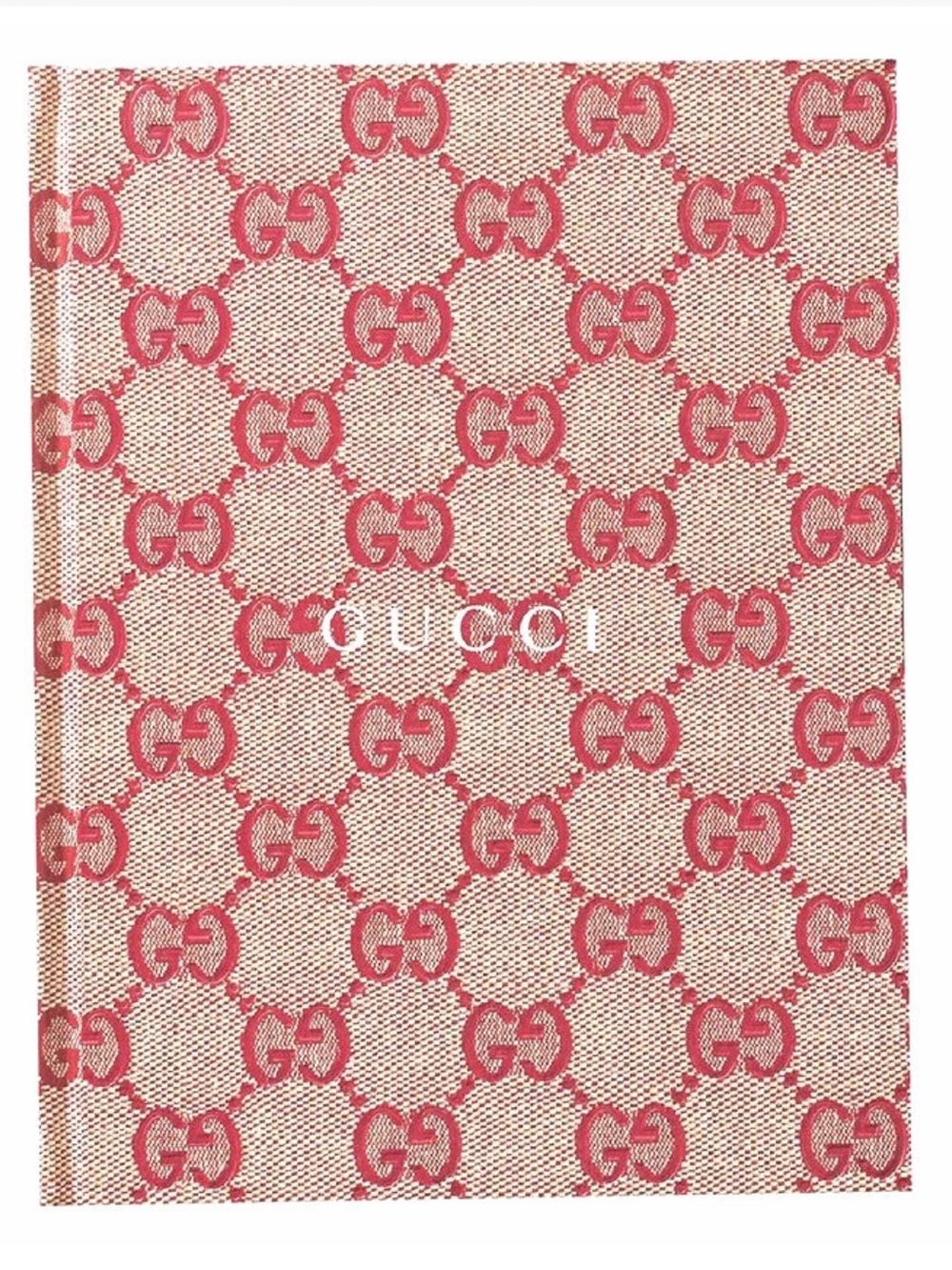 Gucci 'My Scrapbook' GG Monogram Hardcover
Notebook Red Size 7.3 x 5.6" NEW - Picture 2 of 7